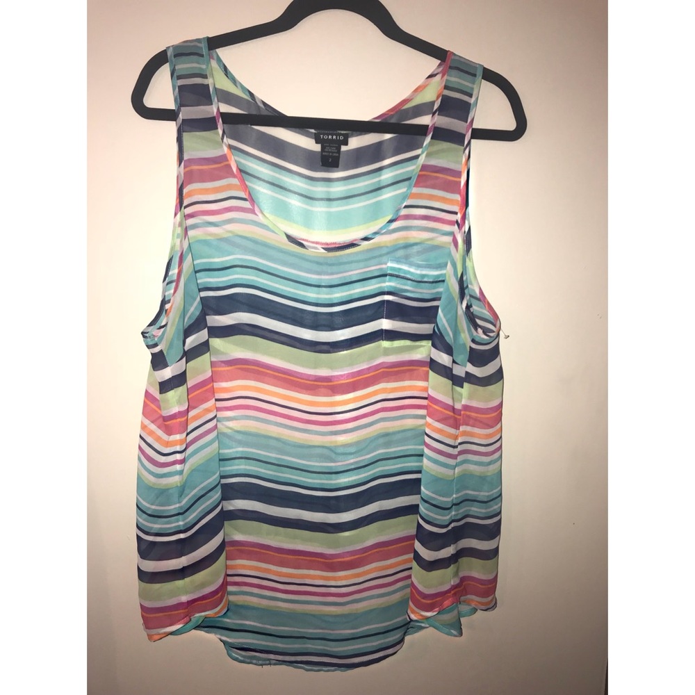 Torrid Colorful Sleeveless Top